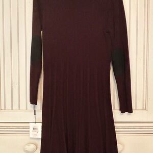 NWT Calvin Klein plum knitted dress